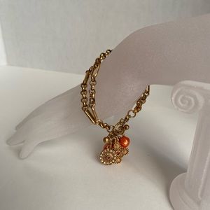 Premier Designs hanging charm gold bracelet